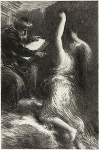 パルジファル、第2幕: クンドリーの喚起 作： Ignace Henri Jean Fantin Latour