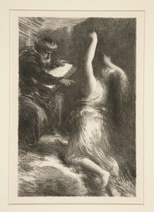 Parsifal: acte II, ?vocation de Kundry (パルジファル: Acte II, Evocation of Kundry) 作： Ignace Henri Jean Fantin Latour