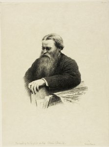 芸術家エドウィン・エドワーズの肖像 作： Ignace Henri Jean Fantin Latour