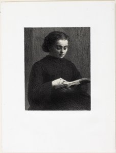 読む 作： Ignace Henri Jean Fantin Latour