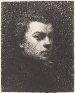 セブンティーンでの自画像 作： Ignace Henri Jean Fantin Latour