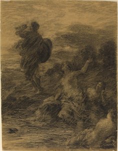 ジークフリートとラインの乙女たち 作： Ignace Henri Jean Fantin Latour