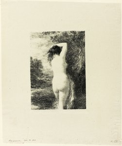 Standing Bather、三皿目 作： Ignace Henri Jean Fantin Latour