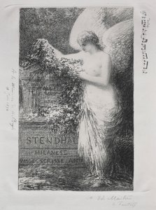 スタンダールで 作： Ignace Henri Jean Fantin Latour