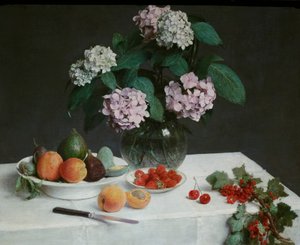 静物、あるいは食卓 作： Henri Fantin Latour