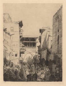 カイロの通り 作： Ignace Henri Jean Fantin Latour