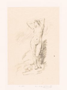 立っている裸の女性の研究 作： Ignace Henri Jean Fantin Latour