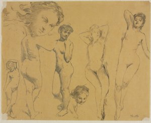 女性ヌード研究 作： Ignace Henri Jean Fantin Latour