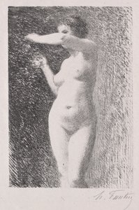 イブの勉強 作： Ignace Henri Jean Fantin Latour