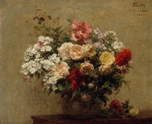 夏の花、1880年。