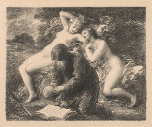 聖アントニウスの誘惑 作： Ignace Henri Jean Fantin Latour