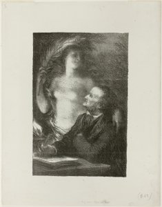 ザ・ミューズ 作： Ignace Henri Jean Fantin Latour