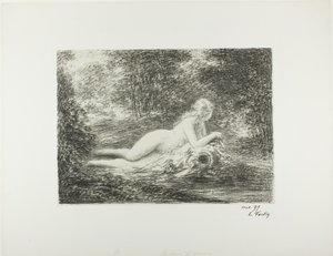 森の春 作： Ignace Henri Jean Fantin Latour