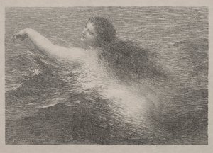 水の天才 作： Ignace Henri Jean Fantin Latour