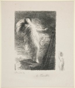 若いタレンティン 作： Ignace Henri Jean Fantin Latour
