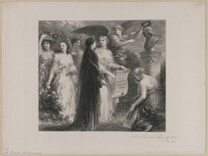 1894年、ロバート・シューマンへ。 作： Ignace Henri Jean Fantin Latour