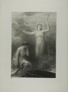 ヴィクトル・ユーゴーに 作： Ignace Henri Jean Fantin Latour