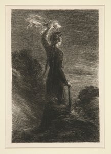 トリスタンとイゾルデ 第2幕 夜の合図 作： Ignace Henri Jean Fantin Latour