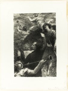 トランペットの甲高い音 作： Ignace Henri Jean Fantin Latour