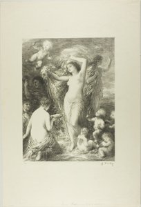 金星出現 作： Ignace Henri Jean Fantin Latour
