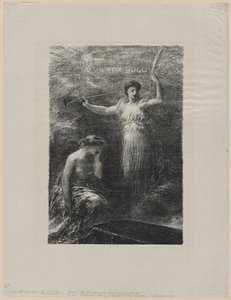 ヴィクトル・ユーゴーに 作： Ignace Henri Jean Fantin Latour