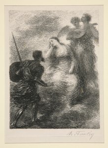オベロンのビジョン 作： Ignace Henri Jean Fantin Latour