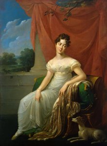 ソフィア・アプラクシナの肖像、1818年 作： Henri Françoiss Riesener