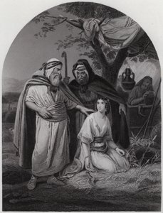 ボアズとルース（彫刻 作： Henri Frederic (after) Schopin
