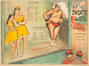 グラップル; フリードマン 作： Henri Gabriel Ibels