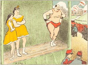 グラップル; フリードマン 作： Henri Gabriel Ibels