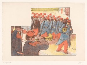 軍事パレード テアトル リブレのショー (シリーズ タイトル) Les Programs du Théâtre Libre (シリーズタイトル) 作： Henri Gabriel Ibels