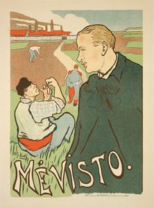 パリ「Mevisto」のポスター広告の複製