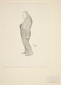 立っている男性 作： Henri Gabriel Ibels