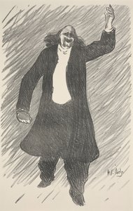 無題（リトグラフ） 作： Henri Gabriel Ibels