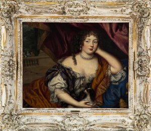 ポーツマス公爵夫人、ルイーズルネドペナンコートドケルアイユの肖像1649-1734 作： Henri Gascar