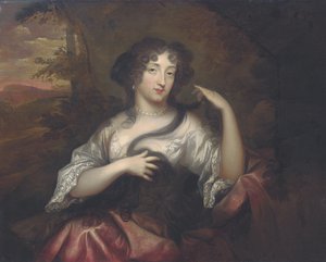 オルテンスマンチーニの肖像、1680年 作： Henri Gascard