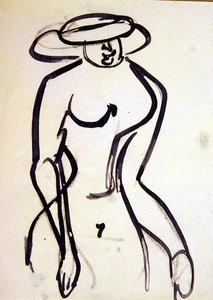 スズメバチ型のプロミネーター 作： Henri Gaudier Brzeska