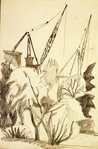 再構築、ロンドン 作： Henri Gaudier Brzeska