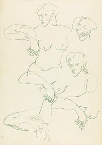 女性像の5つの研究 作： Henri Gaudier Brzeska