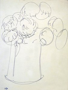 水差しの花 作： Henri Gaudier Brzeska