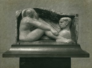 オダリスク（男と女）」1912-13年（アラバスタ