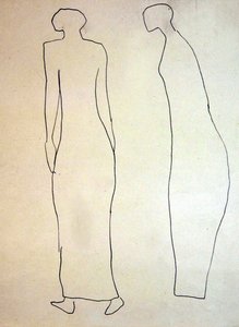 シルエット（プロミネーター） 作： Henri Gaudier Brzeska