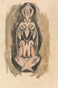 彫刻柱の習作