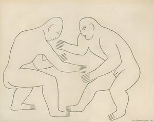 レスラー 作： Henri Gaudier Brzeska