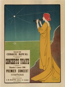 コンサート イザイ、1895 作： Henri Georges Meunier