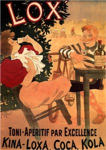 Lox Toni-Aperitif パー エクセレンス。 キナロクサ、コーラ、コーラ、1895