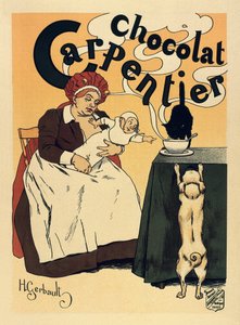 チョコレート飲料カーペンティエの広告、1900年頃（ポスター）