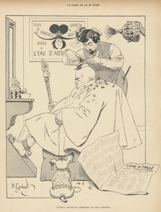 トゥーレ王の散髪: 床屋の男 (リソ) 作： Henri Gerbault