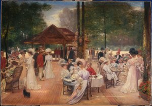プトーのセルクル、1907年頃（油彩・キャンバス） 作： Henri Gervex