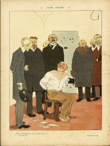アンリ グース (1872-1914) のイラスト、ル リール、27/03/09 - 究極のトイレ - 死刑執行 Echafaud 作： Henri Gousse